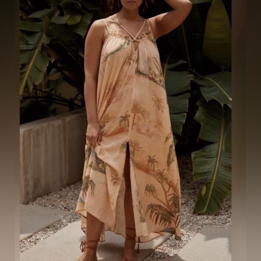 NWT Anthropologie Tahnee Kelland Strappy Midi Dress Beach Coverup - Size 2X Plus